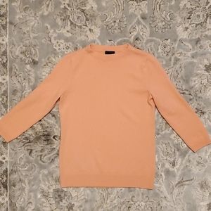 Peach cashmere sweater